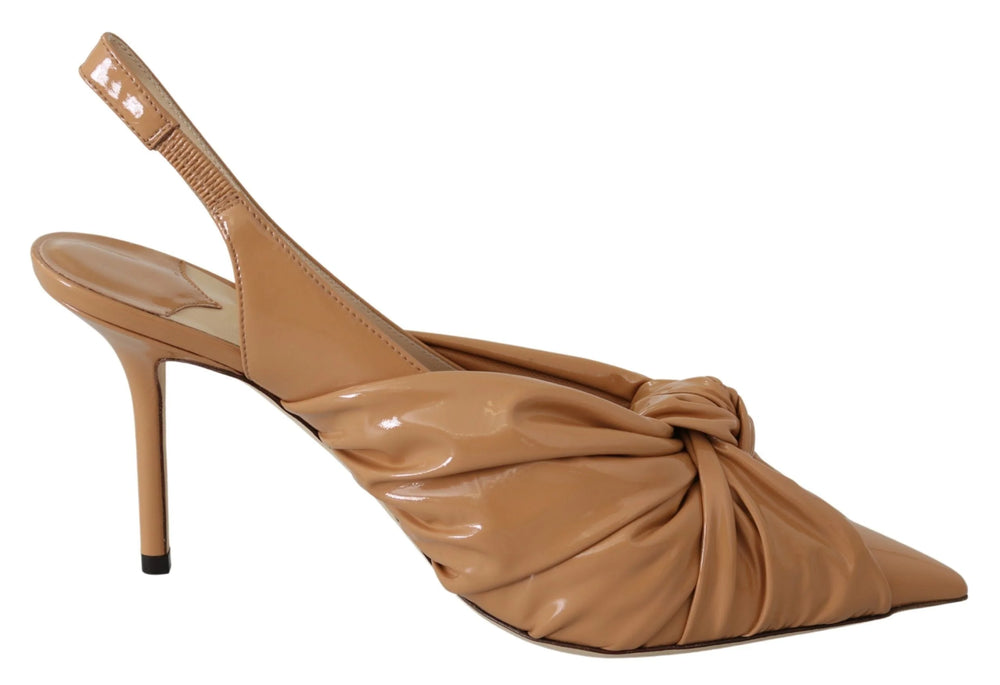 Jimmy Choo Elegant Pointed Toe Leather Pumps - Heels
