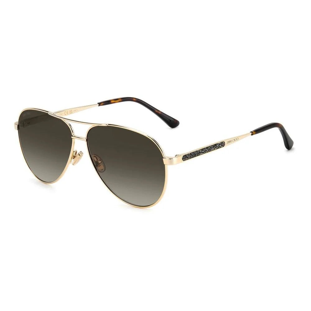 Jimmy Choo Gold Metal Sunglasses - Sunglasses