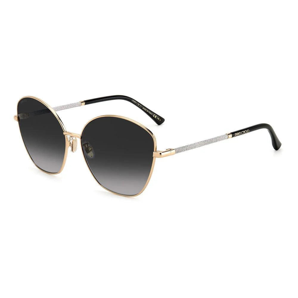 Jimmy Choo Gold Metal Sunglasses - Sunglasses
