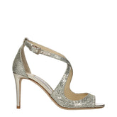 Jimmy Choo Gold Plastic Stiletto Heel Sandals - Sandals