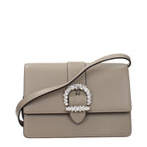 Jimmy Choo Gray Leather Crossbody Bag