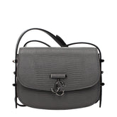 Sac bandoulière en cuir gris Jimmy Choo