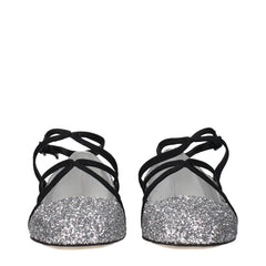 Jimmy Choo Gray Plastic Ballet Flats - EU35.5/US5.5