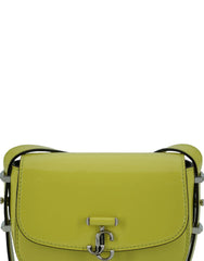 Jimmy Choo Lime Yellow Leather Small Shoulder Bag - Cross Body Bags