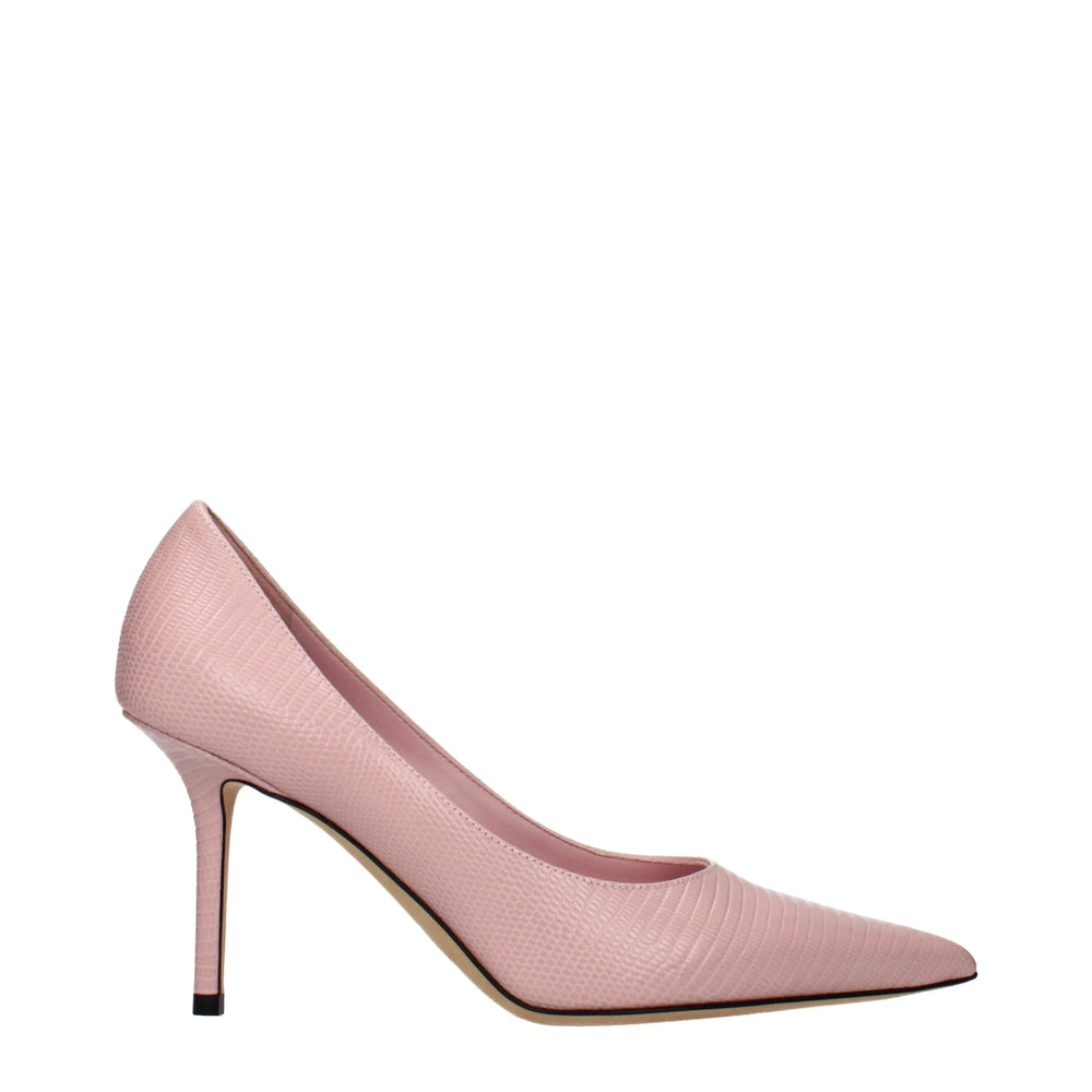 Jimmy Choo Pink Leather Pumps