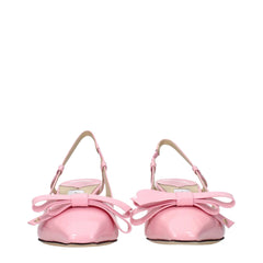 Jimmy Choo Pink Leather Stiletto Heel Sandals