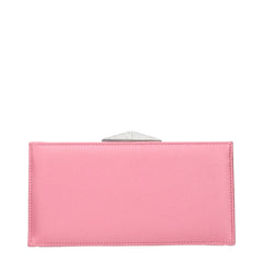 Jimmy Choo Pink Satin Clutch Bags