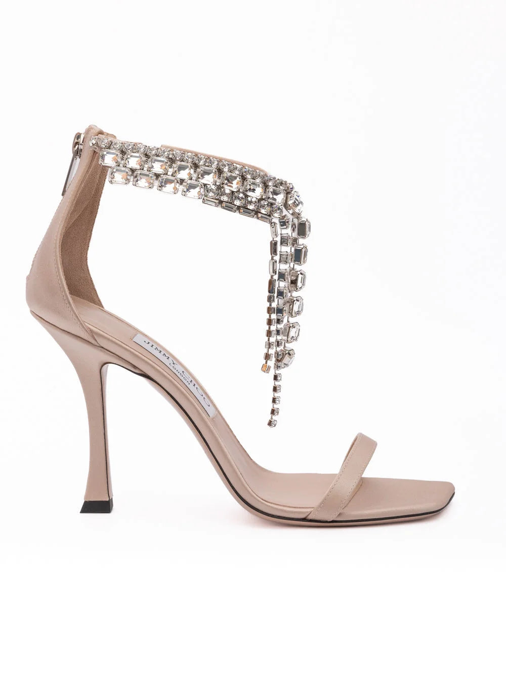 Sandales Verity en satin rose poudré Jimmy Choo 100