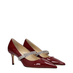 Jimmy Choo Červené kožené lodičky