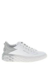 حذاء رياضي من جلد فضي من Jimmy Choo - EU35/US5