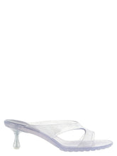 Jimmy Choo Silver Rubber Flat Sandals - EU37/US7