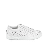 Jimmy Choo White Calfskin Low Top Sneakers - EU39.5/US6.5