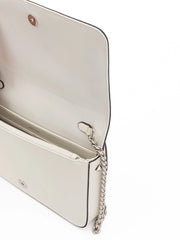 Jimmy Choo White Leather Crossbody Bag