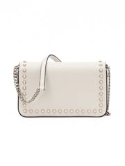Jimmy Choo White Leather Crossbody Bag