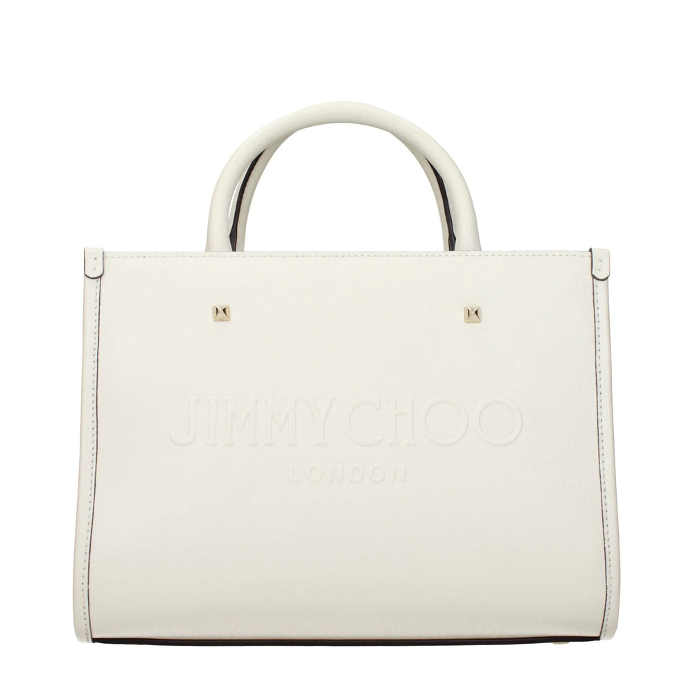 Jimmy Choo White Leather Handbag