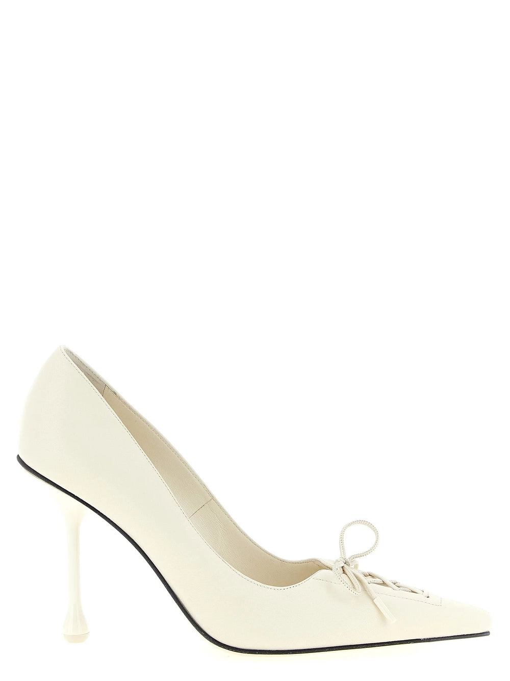 Jimmy Choo White Leather High Heel Pumps - EU41/US11