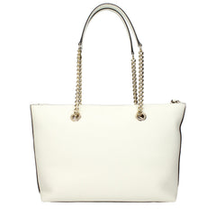 Jimmy Choo White Leather Shoulder Bag