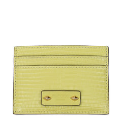 Jimmy Choo Yellow Leather Cardholder