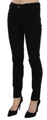 John Galliano Black Mid Waist Slim Fit Skinny Denim Casual Pants Jeans - W29 - Jeans