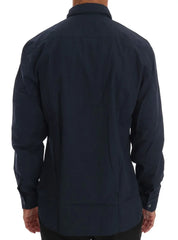 John Galliano Blue Casual Cotton Long Sleeve Shirt - IT50 | L - Shirts