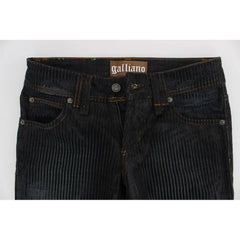 John Galliano Blue Cotton Bootcut Jeans - W26