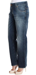 John Galliano Blue Wash Relaxed Fit Cotton Stretch Denim Jeans - W25