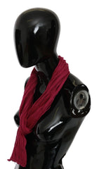 John Galliano Bordeaux Neck Wrap Shawl Foulard Scarf - Scarves & Shawls