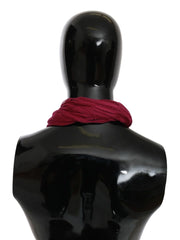 John Galliano Bordeaux Neck Wrap Shawl Foulard Scarf - Scarves & Shawls