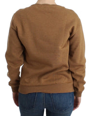 John Galliano Brown Crewneck Cotton Sweater - Sweaters