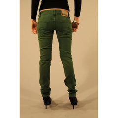 John Galliano Green Cotton Women Jean - W28 - Jeans