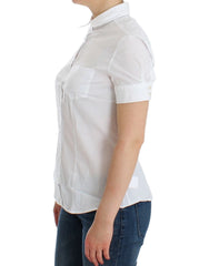 John Galliano White Cotton Shirt Top - Shirts