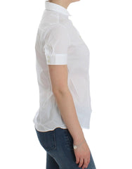 John Galliano White Cotton Shirt Top - Shirts