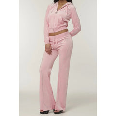 Juicy Couture Pink Polyester Casual Pants