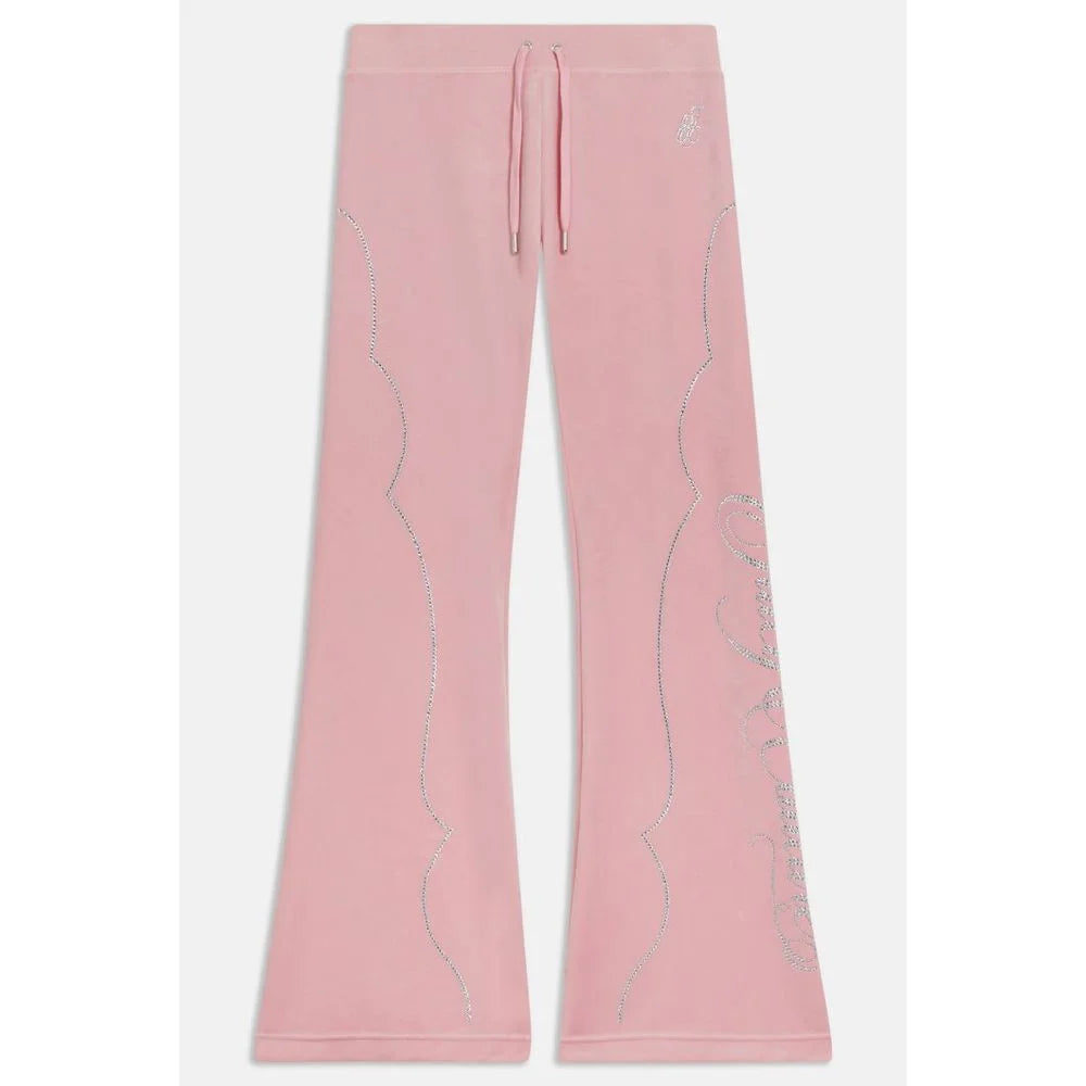 Juicy Couture Pink Polyester Casual Pants
