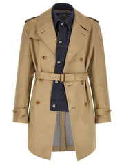 Junya Watanabe Beige Cotton Coat - L