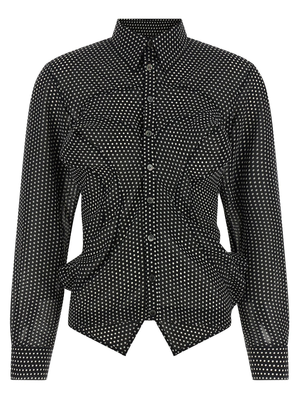 Junya Watanabe Bicolor Polyester Blouse