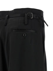 Junya Watanabe Black Acetate Flared Pants - L