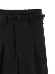 Junya Watanabe Black Acetate Flared Pants - L