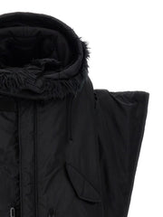 Junya Watanabe Black Nylon Full-Length Jacket - S