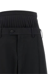 Junya Watanabe Black Wool Pants - M