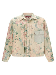 Junya Watanabe Multicolor Rayon Denim Jacket - L