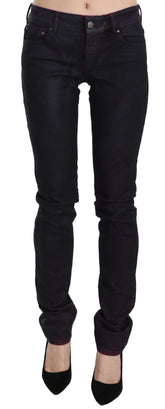 Just Cavalli Black Cotton Low Waist Skinny Denim Pants - W26 - Jeans