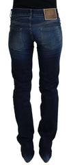 Just Cavalli Blue Cotton Women Casual Denim Jeans - W26 - Jeans
