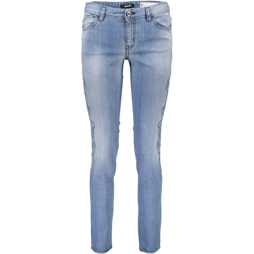 Just Cavalli Blue Cotton Women Jeans - Jeans