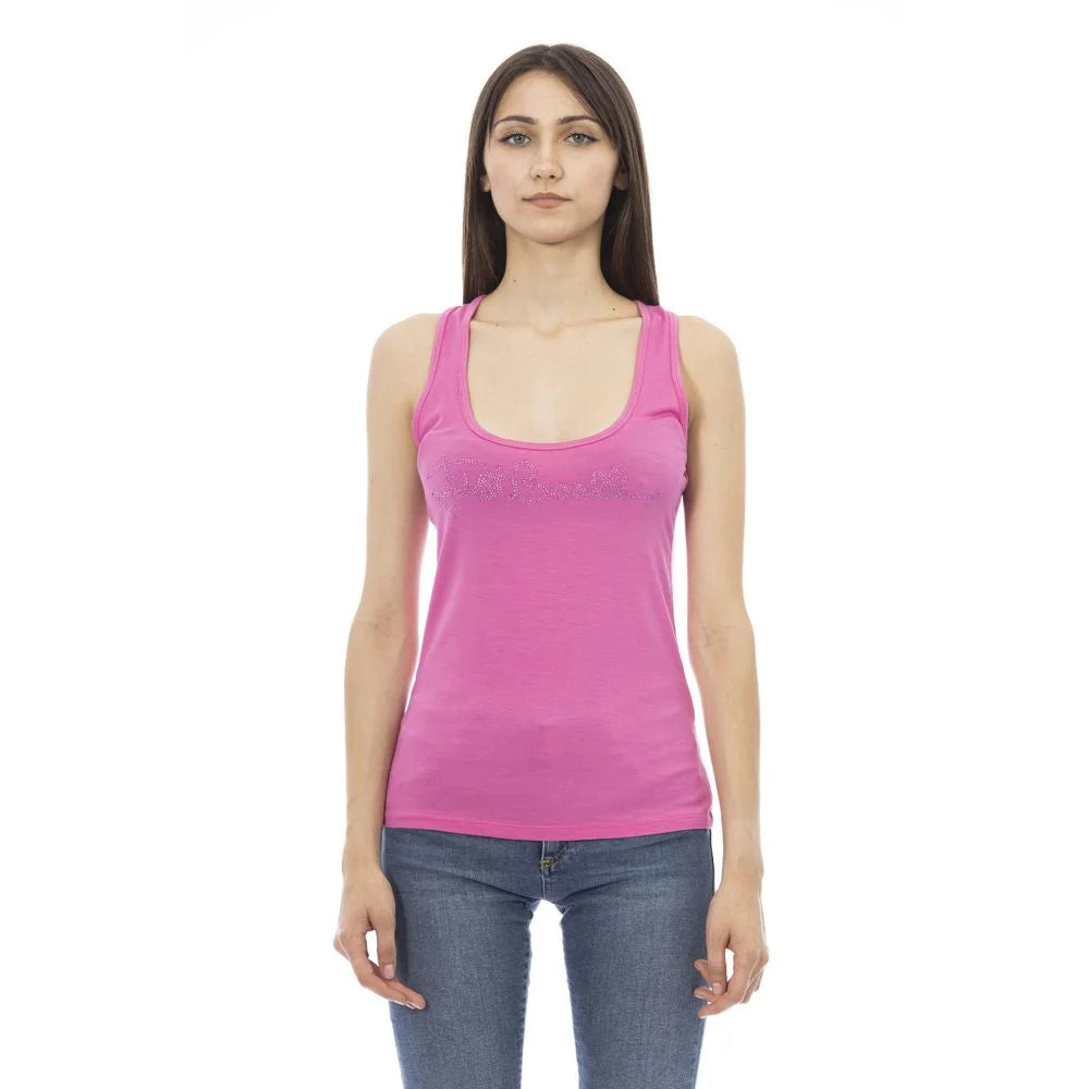 Just Cavalli Multicolor Viscose Tank Top - Tank Tops