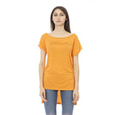 Just Cavalli Orange Cotton Women T-Shirt - T-Shirts