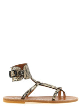 K.JACQUES SAINT TROPEZ Gray Goatskin Flat Sandals - EU41/US11