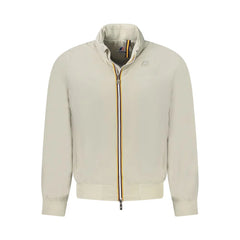 K-WAY Beige Nylon Men Jacket - S - Bomber Jackets