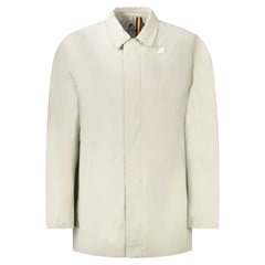 K-WAY Beige Polyamide Men Jacket - S