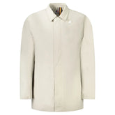 K-WAY Beige Polyamide Men Jacket - S